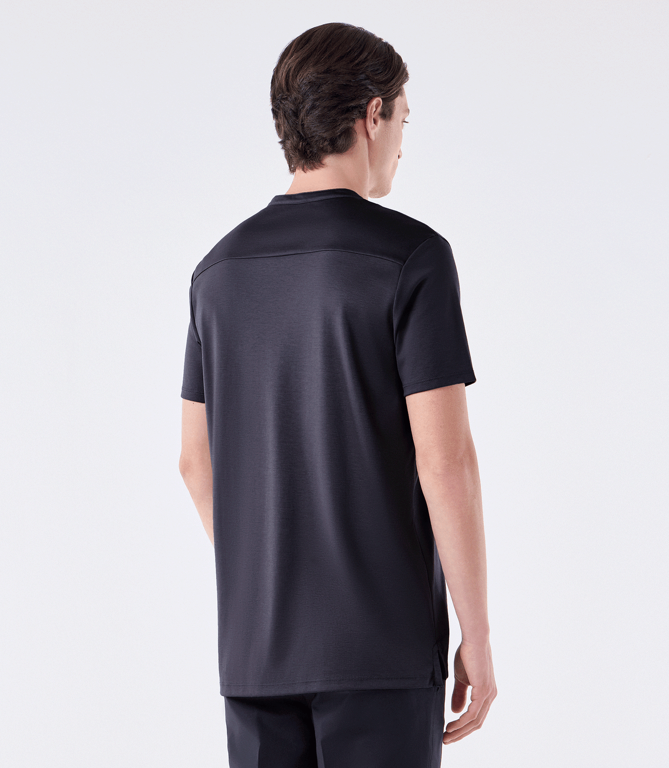 Camiseta Interloque Gola Mao Preto – slide 3