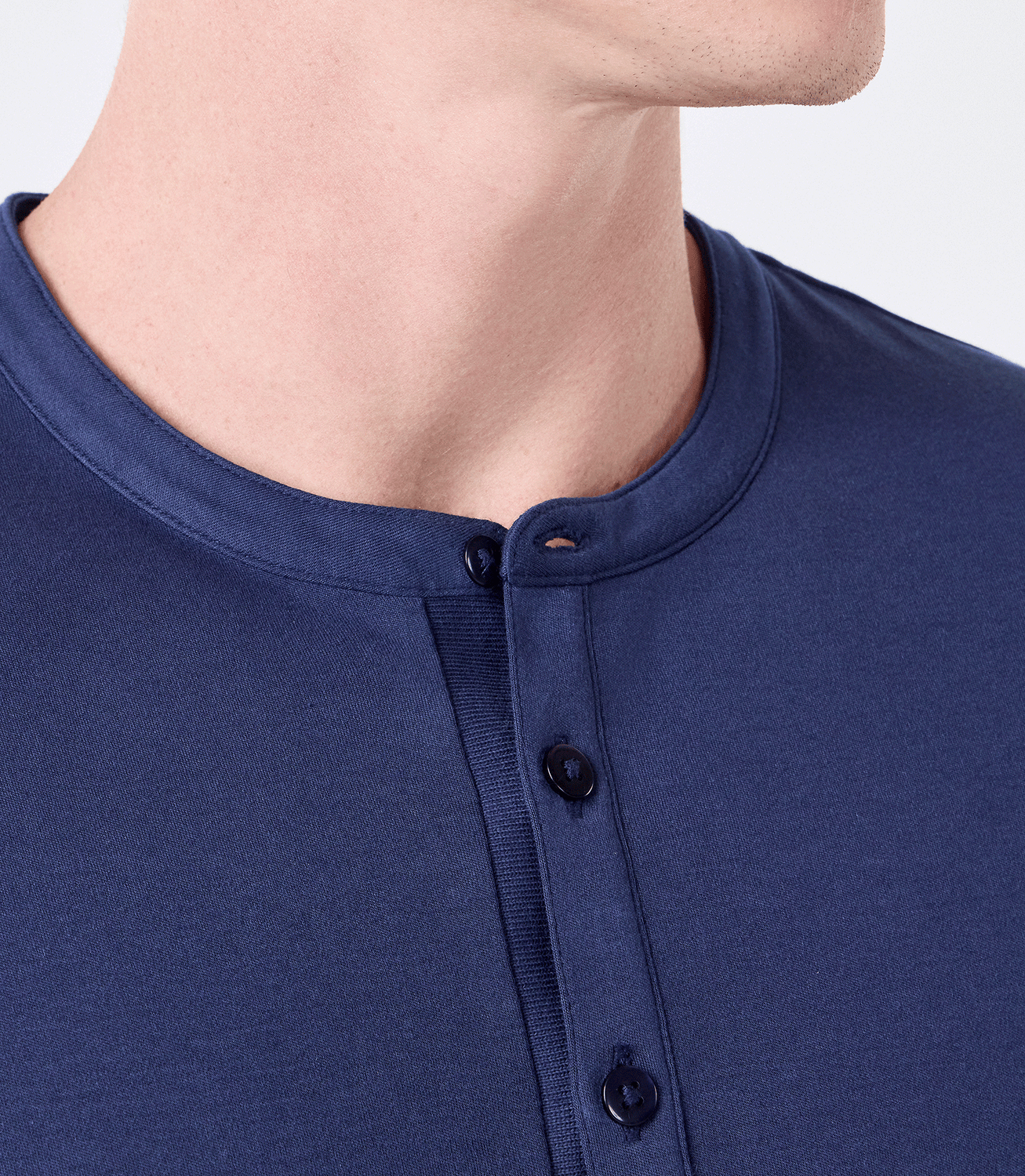Camiseta Interloque Gola Mao Azul – slide 4