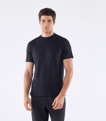 Camiseta Interloque 50/1 Recorte Preto thumbnail 1