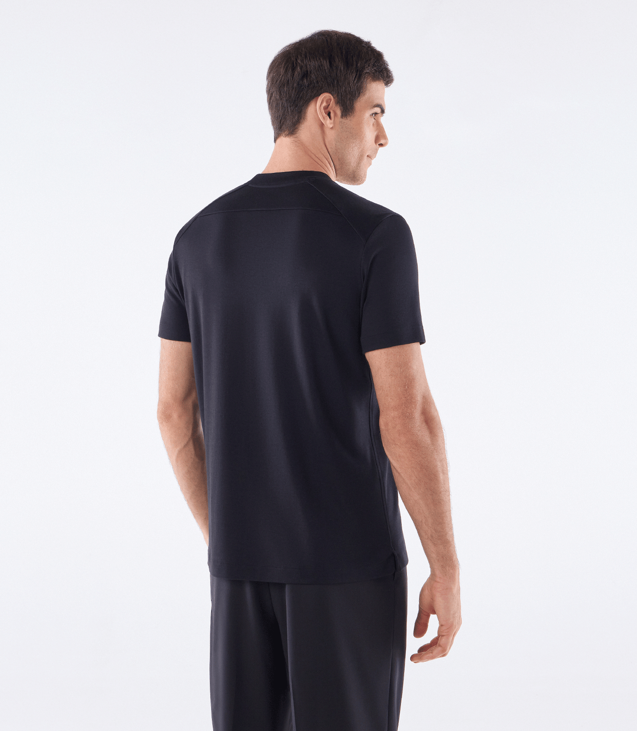 Camiseta Interloque 50/1 Recorte Preto – slide 3