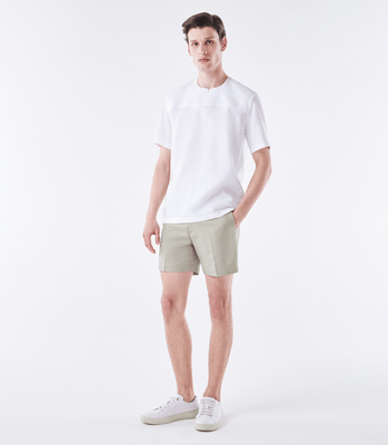 Camiseta Zíper Linho Branco thumbnail 2