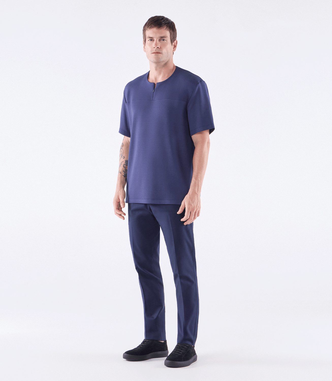 Camiseta Zíper Homemeeting Azul – slide 2