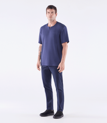 Camiseta Zíper Homemeeting Azul thumbnail 2