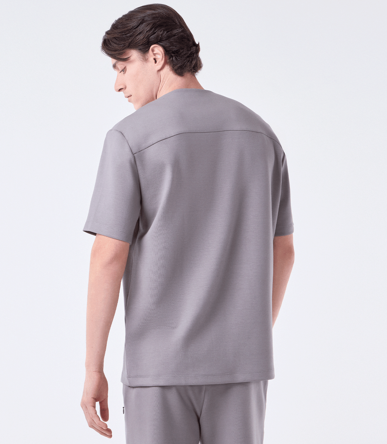 Camiseta Zíper Homemeeting Cinza – slide 3