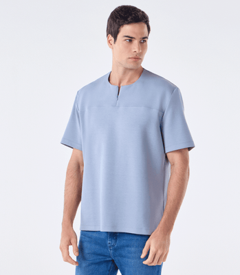 Camiseta Zíper Homemeeting Azul thumbnail 1