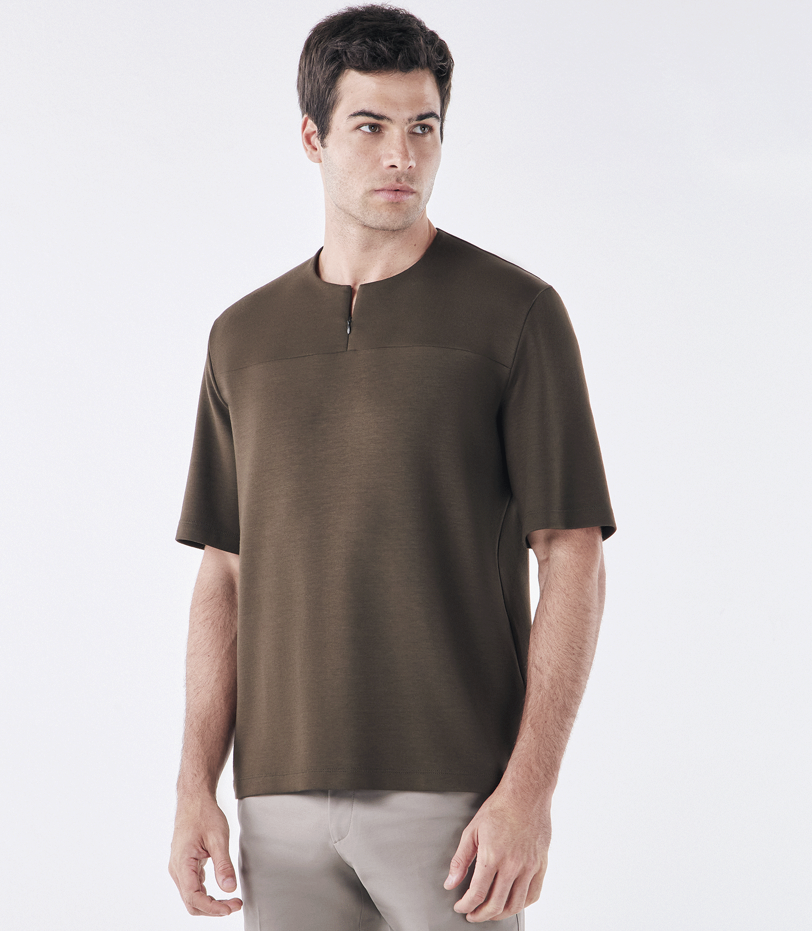 Camiseta Zíper Homemeeting Verde