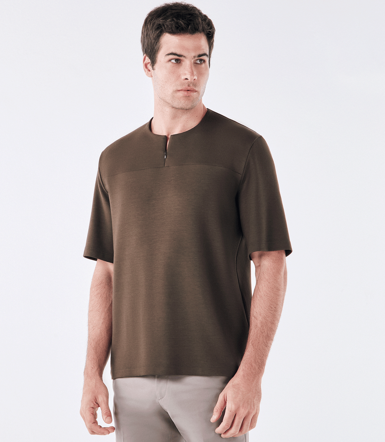 Camiseta Zíper Homemeeting Verde – slide 1