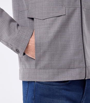 Jaqueta Social Portinhola Sem Forro Bege thumbnail 6