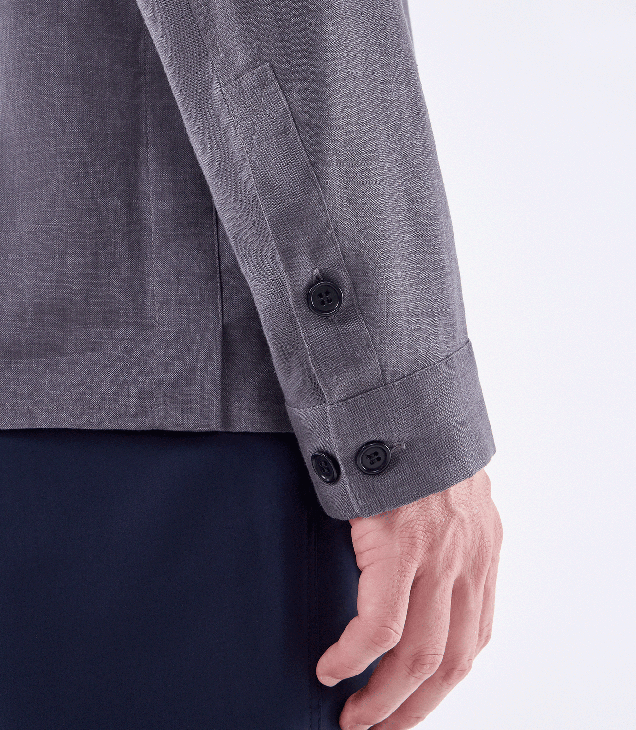 Jaqueta Linho Cinza – slide 6