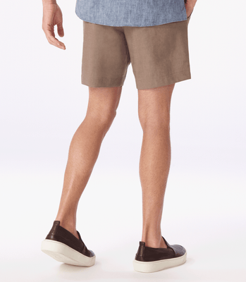 Bermuda Linho Bolso Kaki thumbnail 3