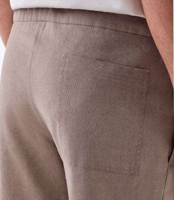 Bermuda Linho Bolso Kaki thumbnail 5