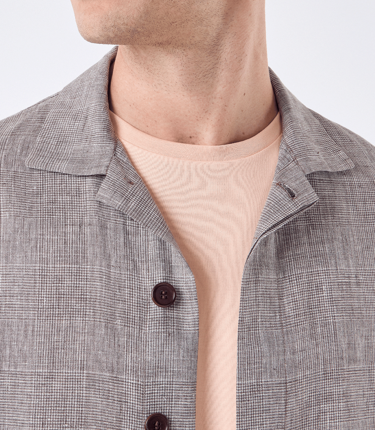 Caban Linho Bolso Bege – slide 4