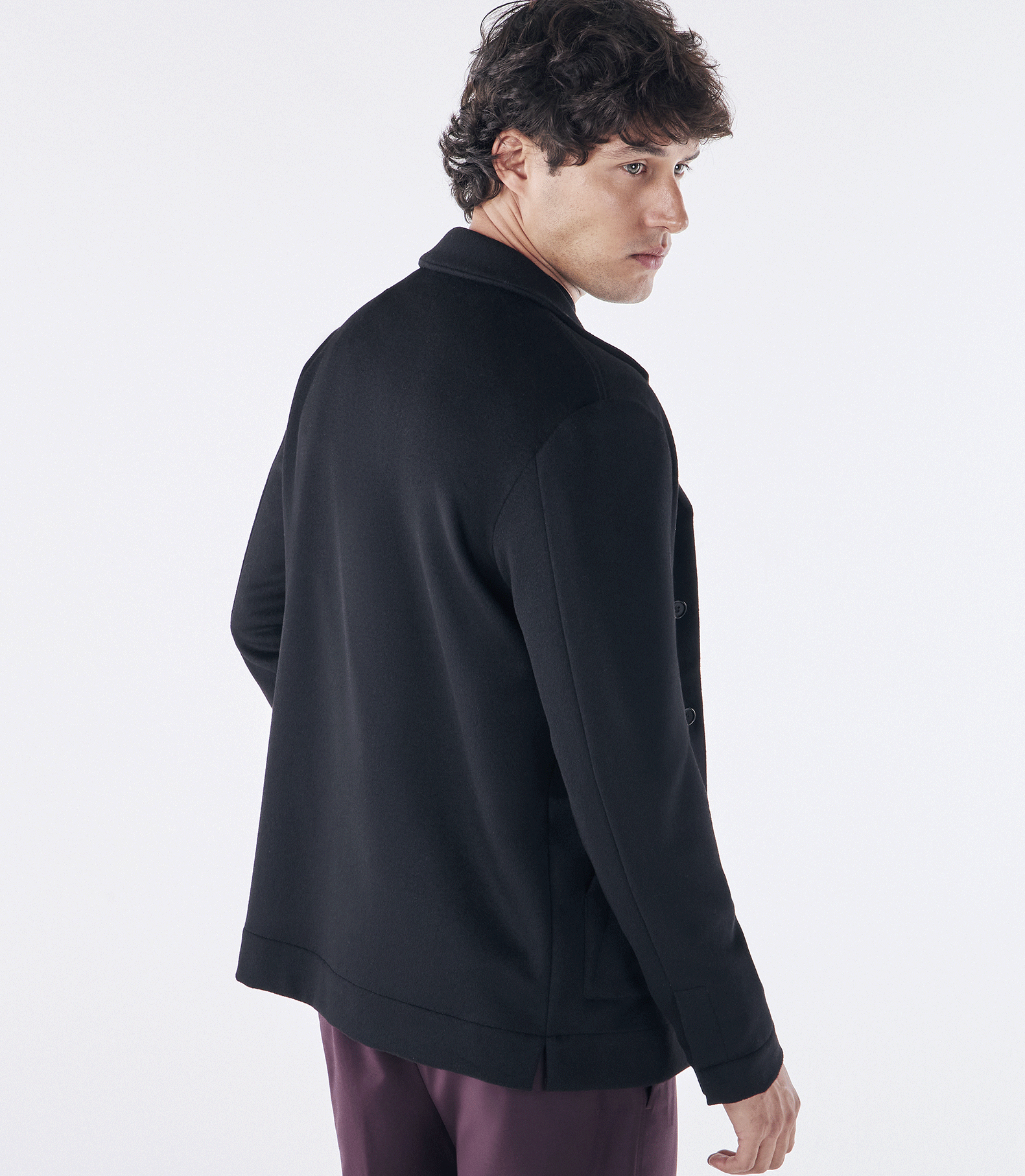 Caban Homemeeting Liso Preto