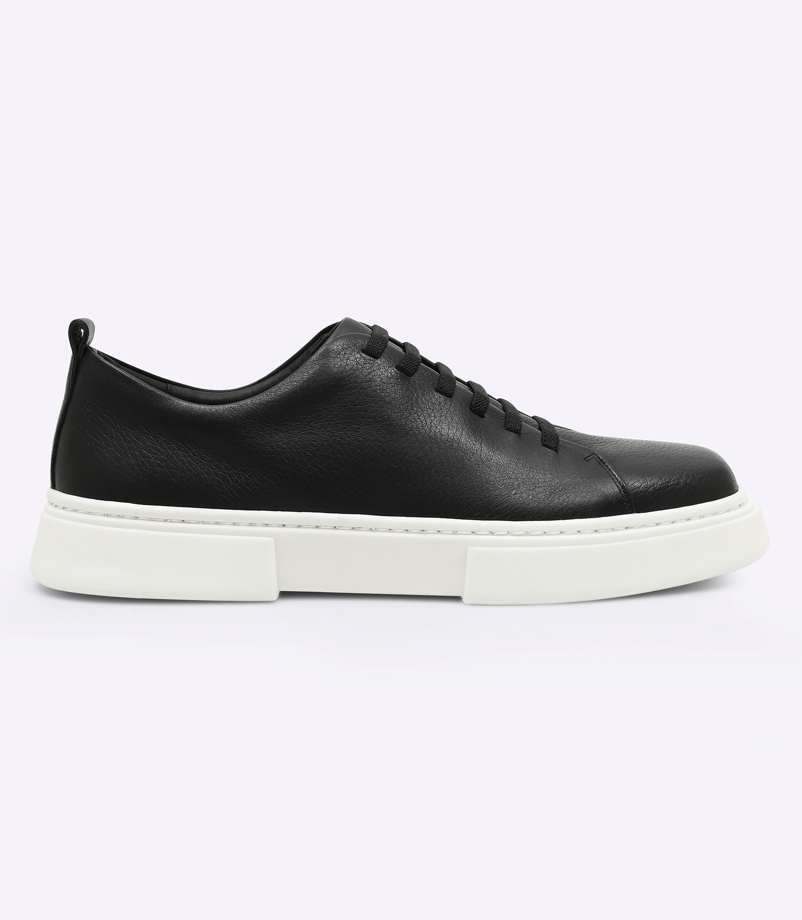 Tênis Liso Sola Quadrada Floater Preto