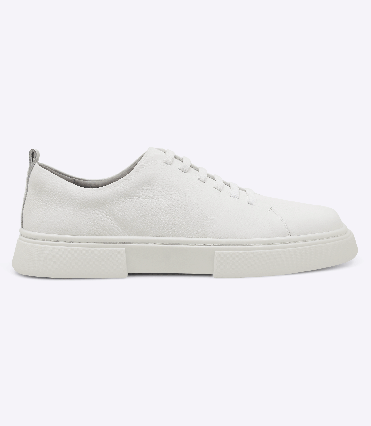 Tênis Liso Sola Quadrada Floater Branco