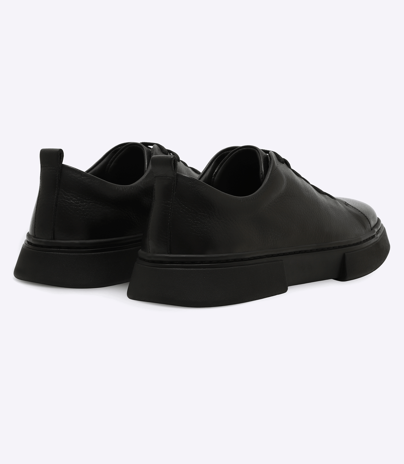 Tênis Liso Sola Quadrada Floater Preto – slide 2