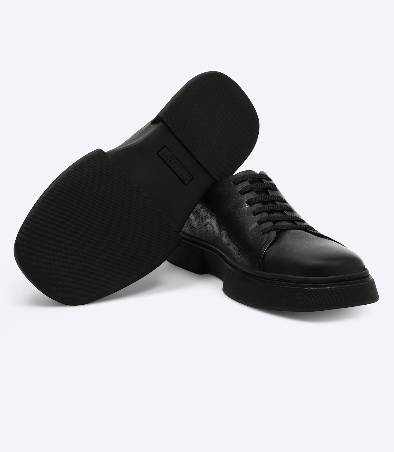 Tênis Liso Sola Quadrada Floater Preto – slide 3