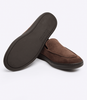 Tênis Iate Recorte Camurça Marrom thumbnail 3