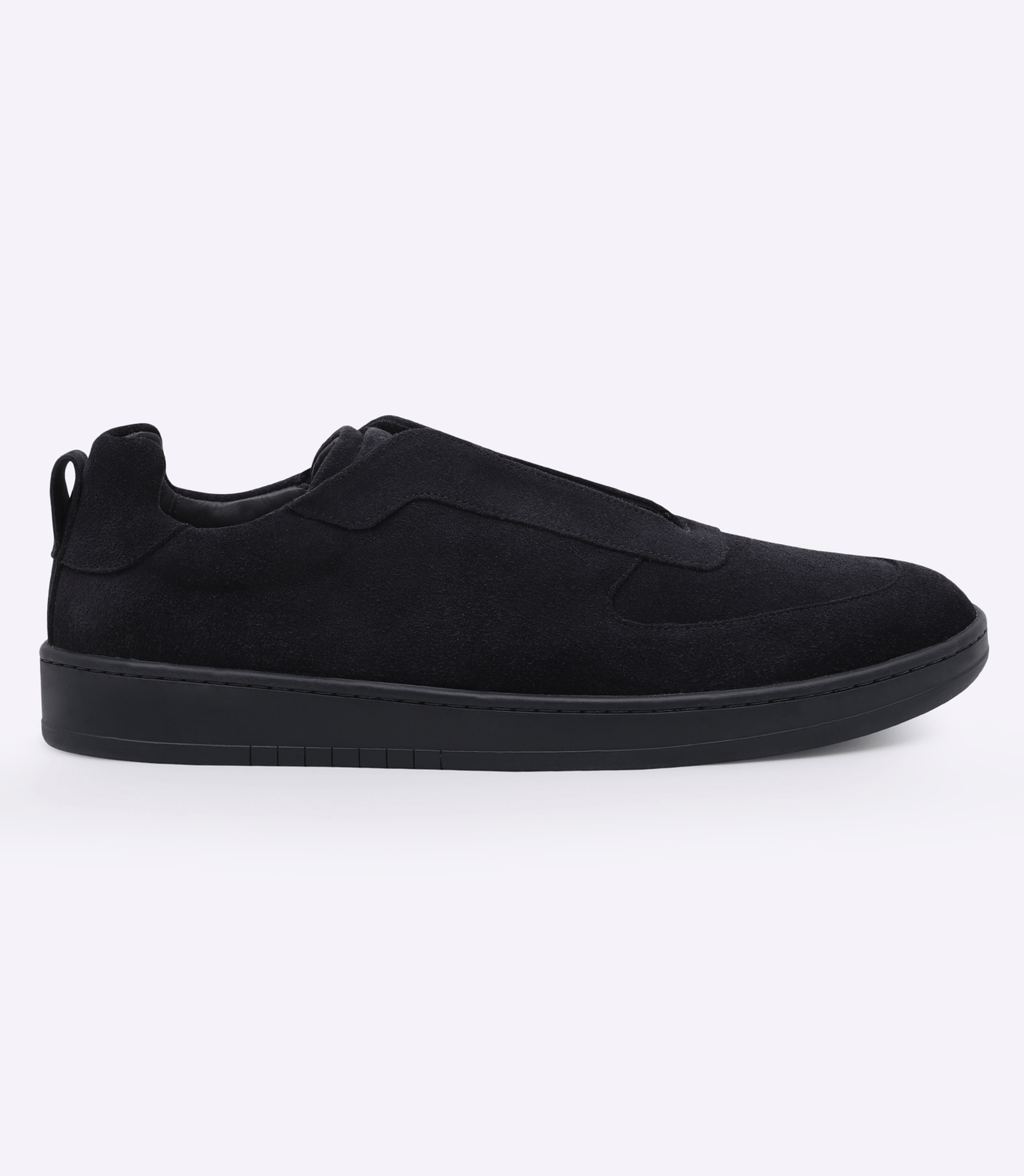 Tênis Slip-On Masculino em Camurça com Elástico Azul – slide 1
