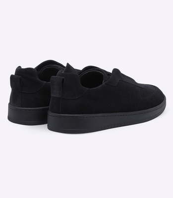 Tênis Slip-On Masculino em Camurça com Elástico Azul thumbnail 2