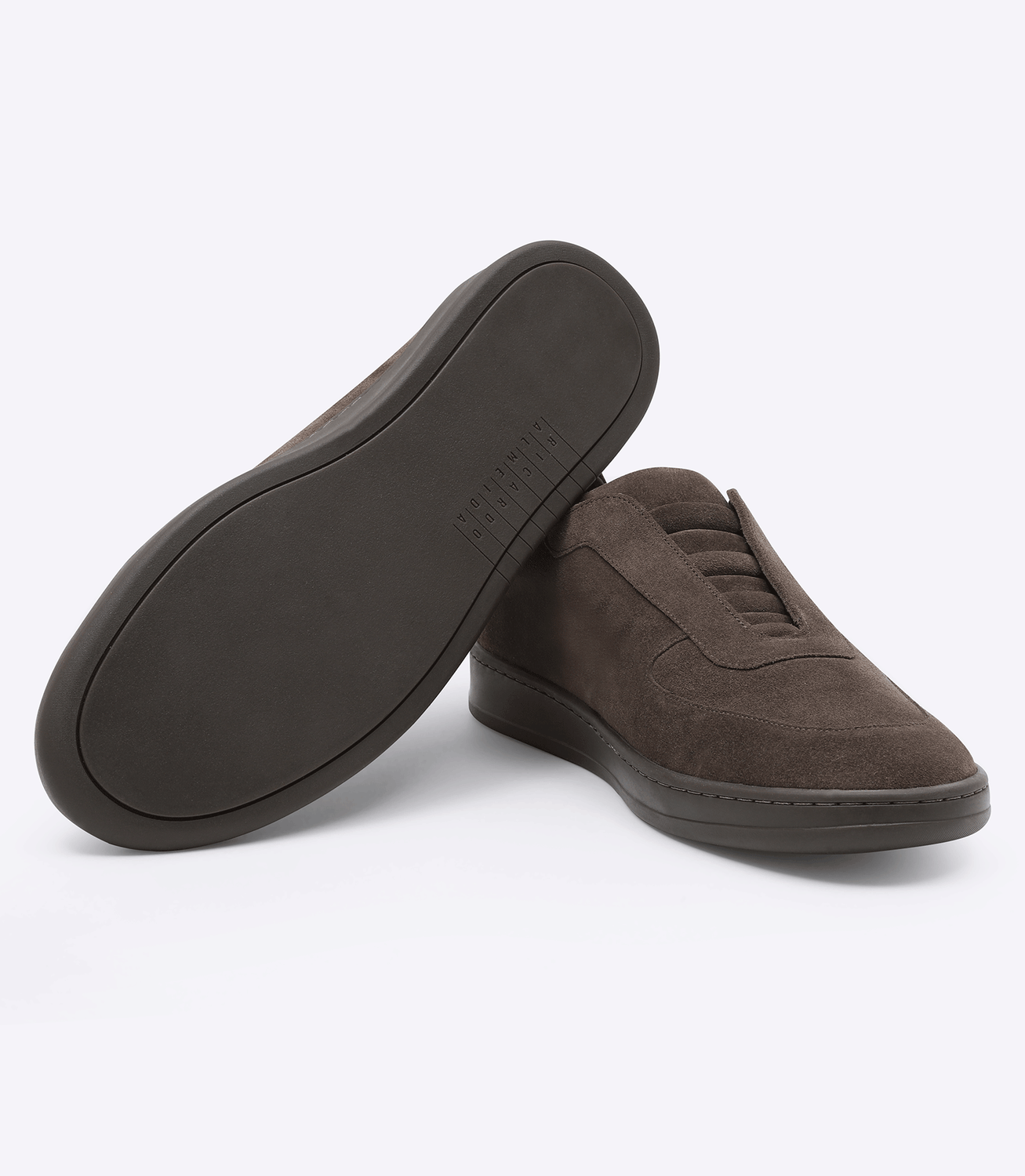 Tênis Slip-On Masculino em Camurça com Elástico Marrom – slide 3