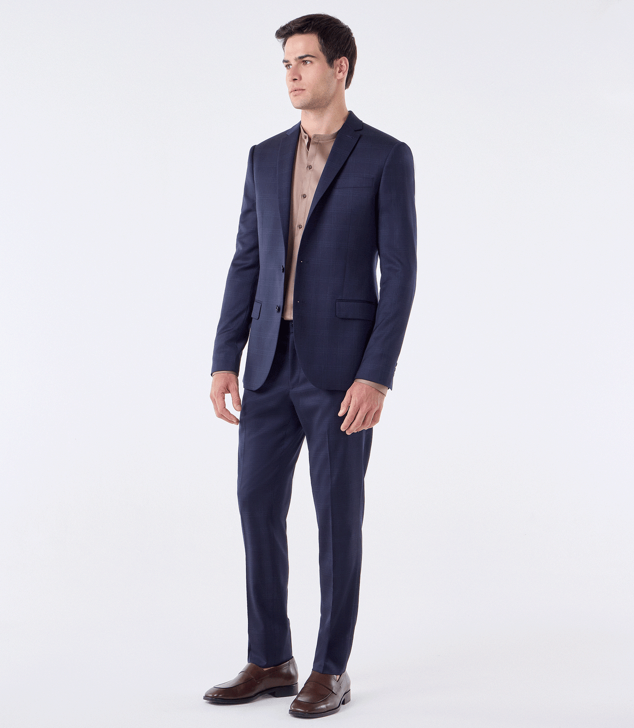 Costume Alfaiataria Xadrez Super 120s Azul – slide 2