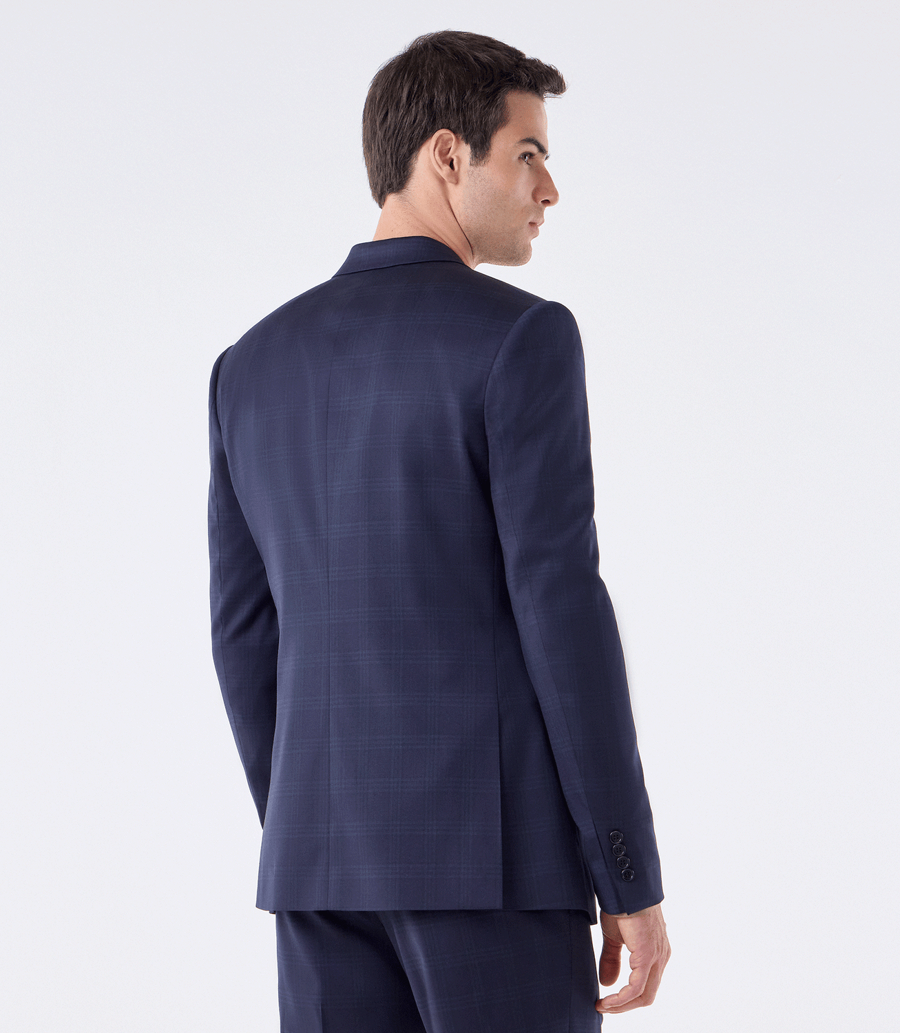 Costume Alfaiataria Xadrez Super 120s Azul – slide 3