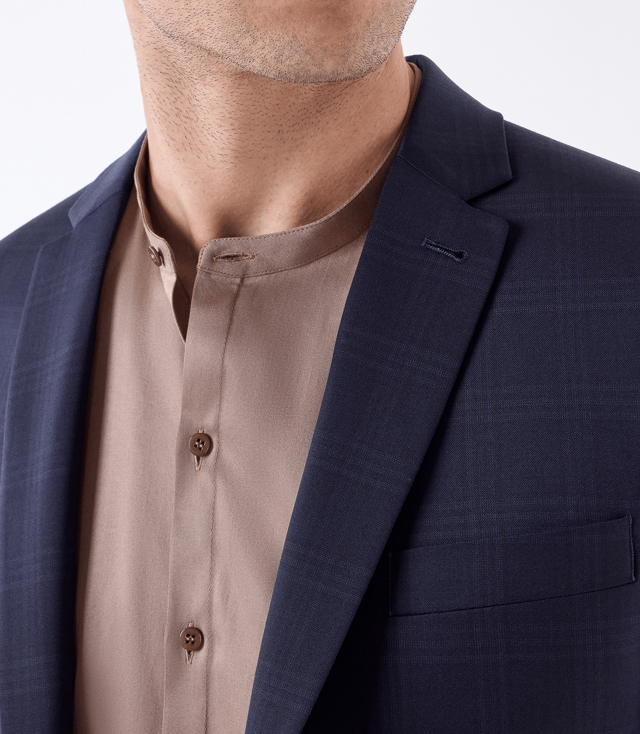 Costume Alfaiataria Xadrez Super 120s Azul – slide 4