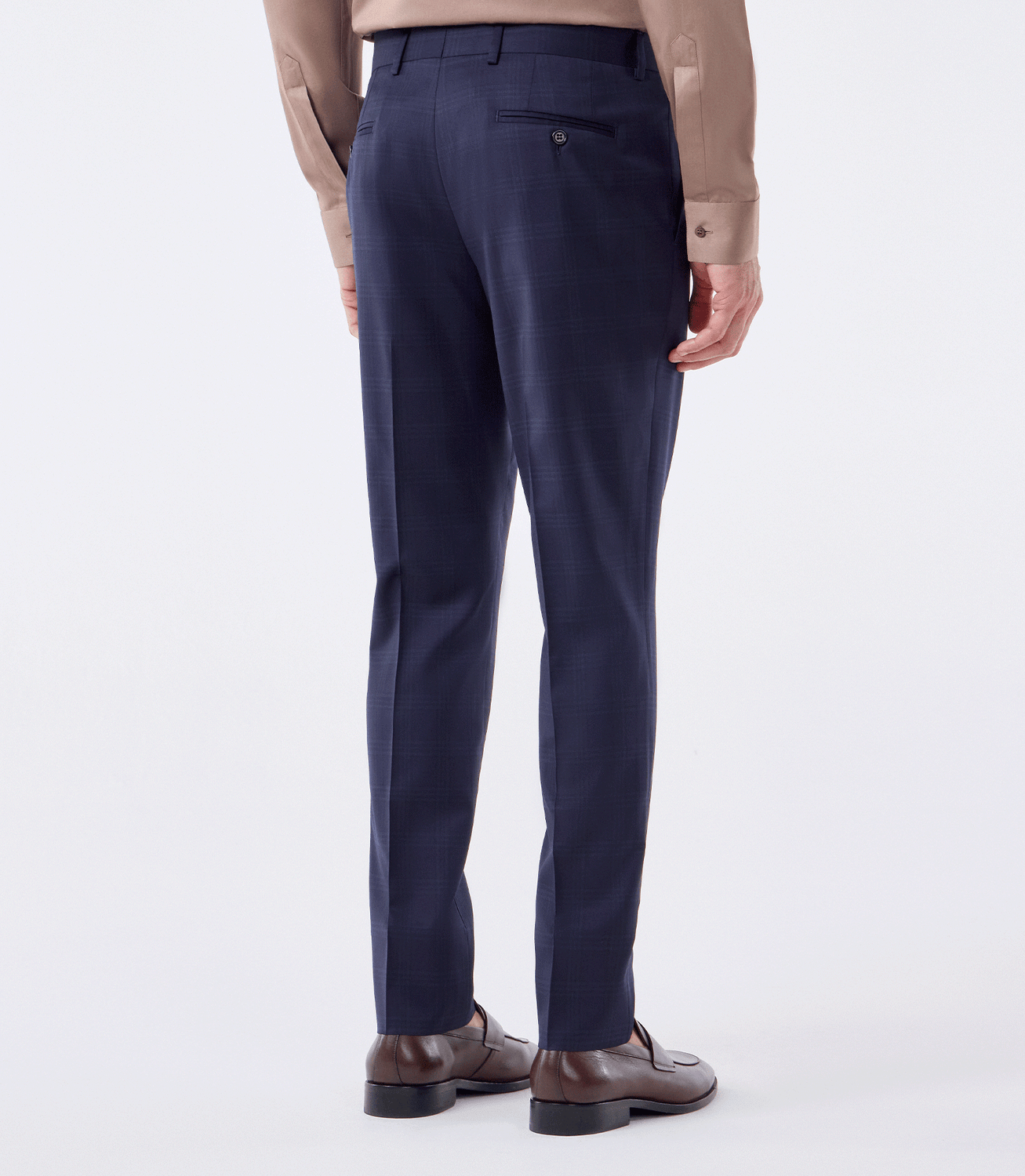 Costume Alfaiataria Xadrez Super 120s Azul – slide 9