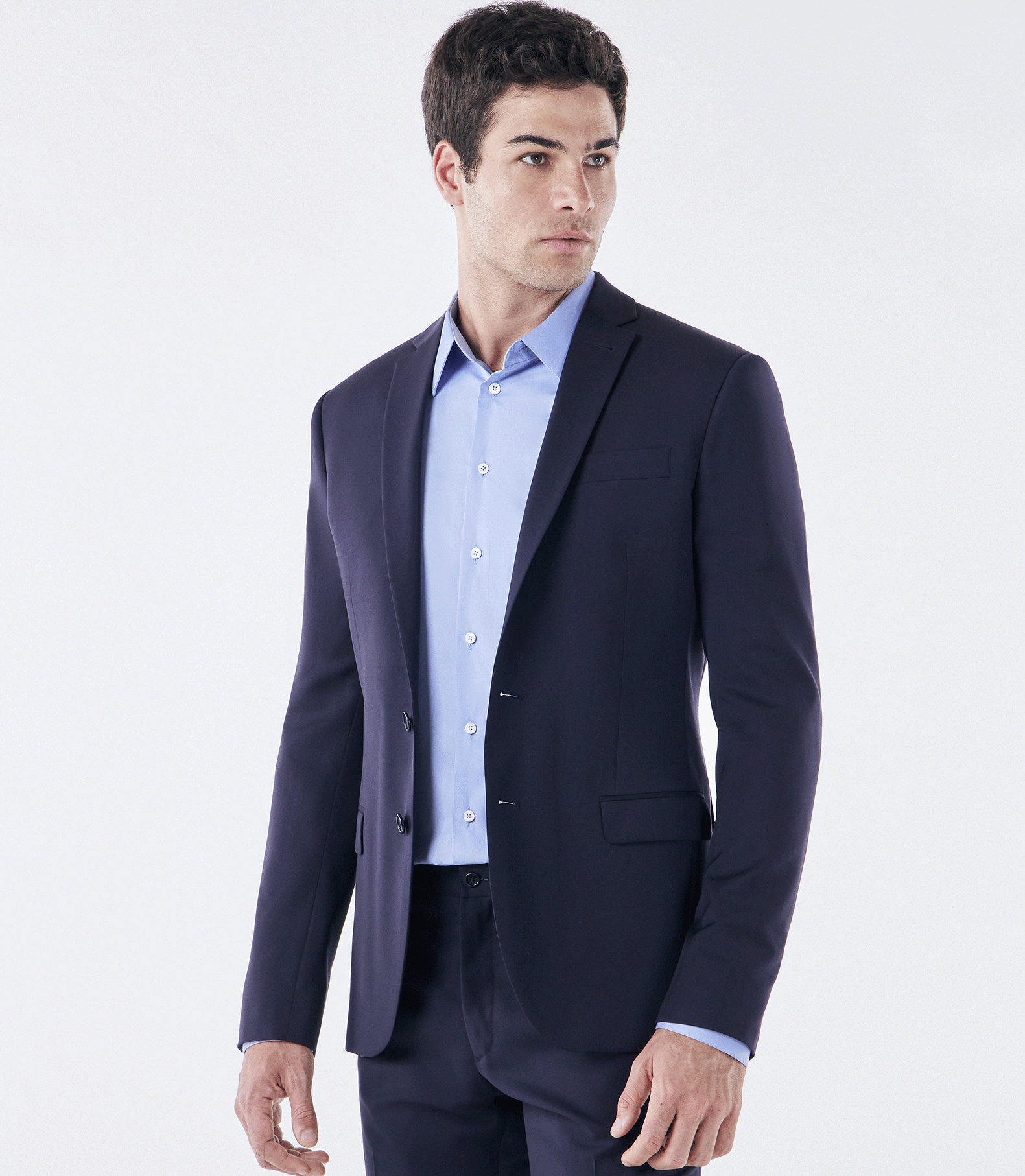 Costume Alfaiataria Liso Super 120s Azul