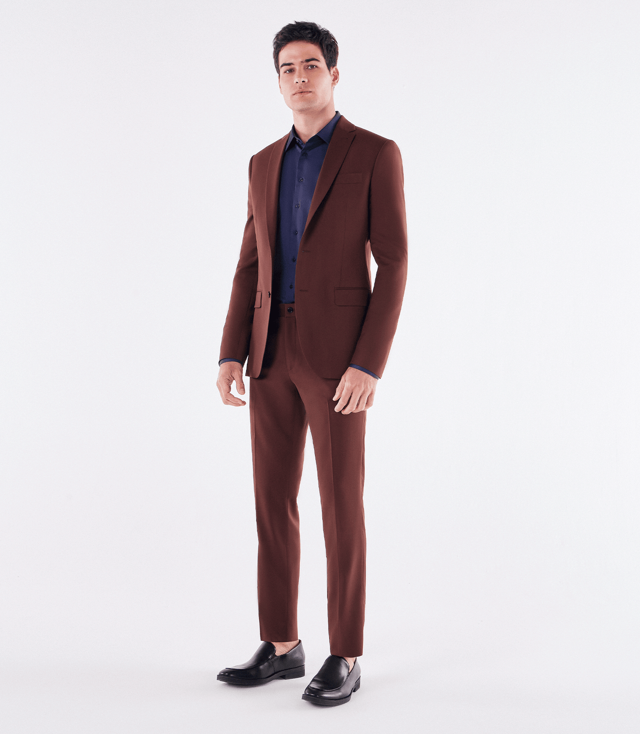 Costume Alfaiataria Liso Super 120s Marrom – slide 2