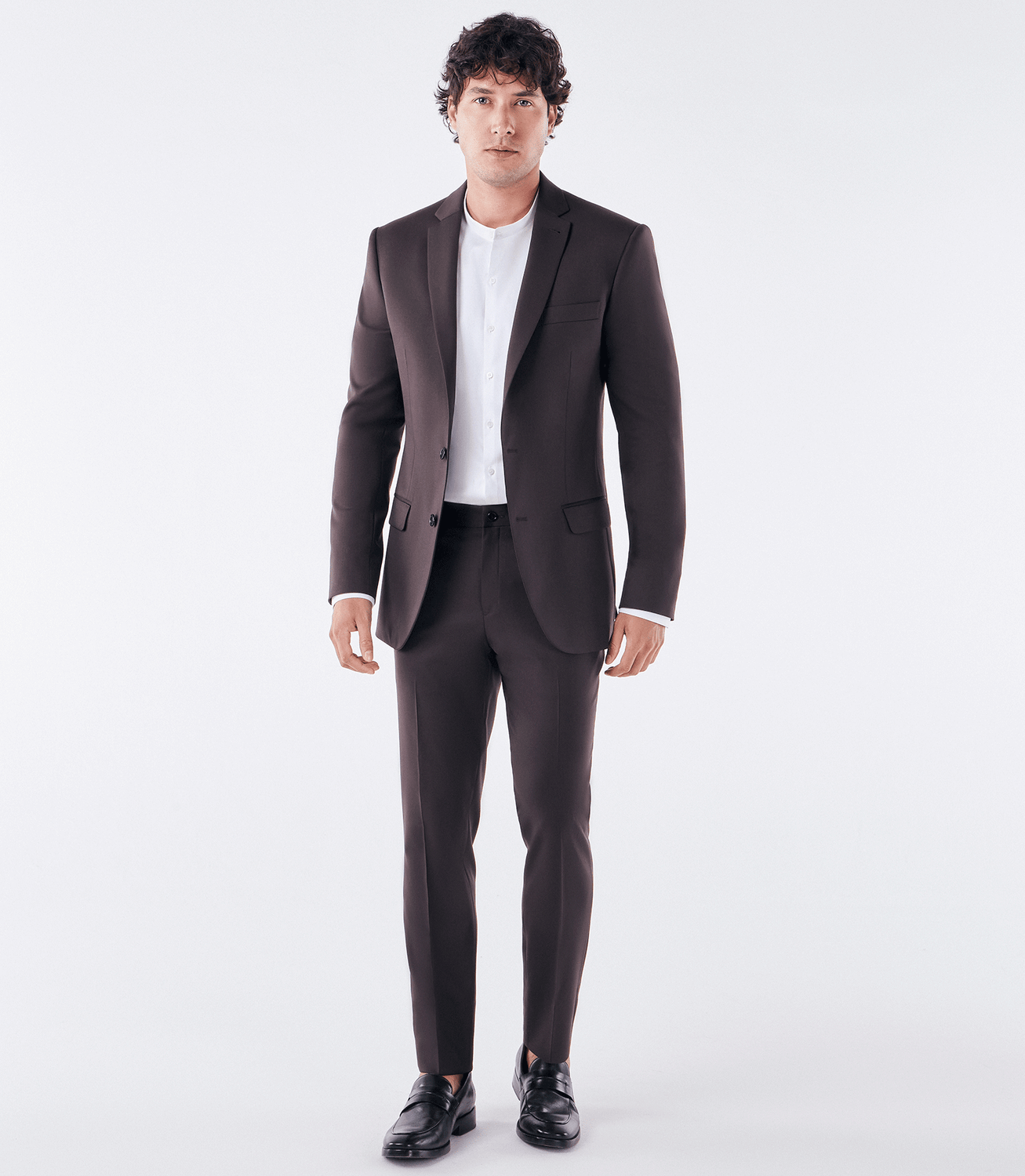 Costume Liso Alfaiataria Super 120s Marrom – slide 2