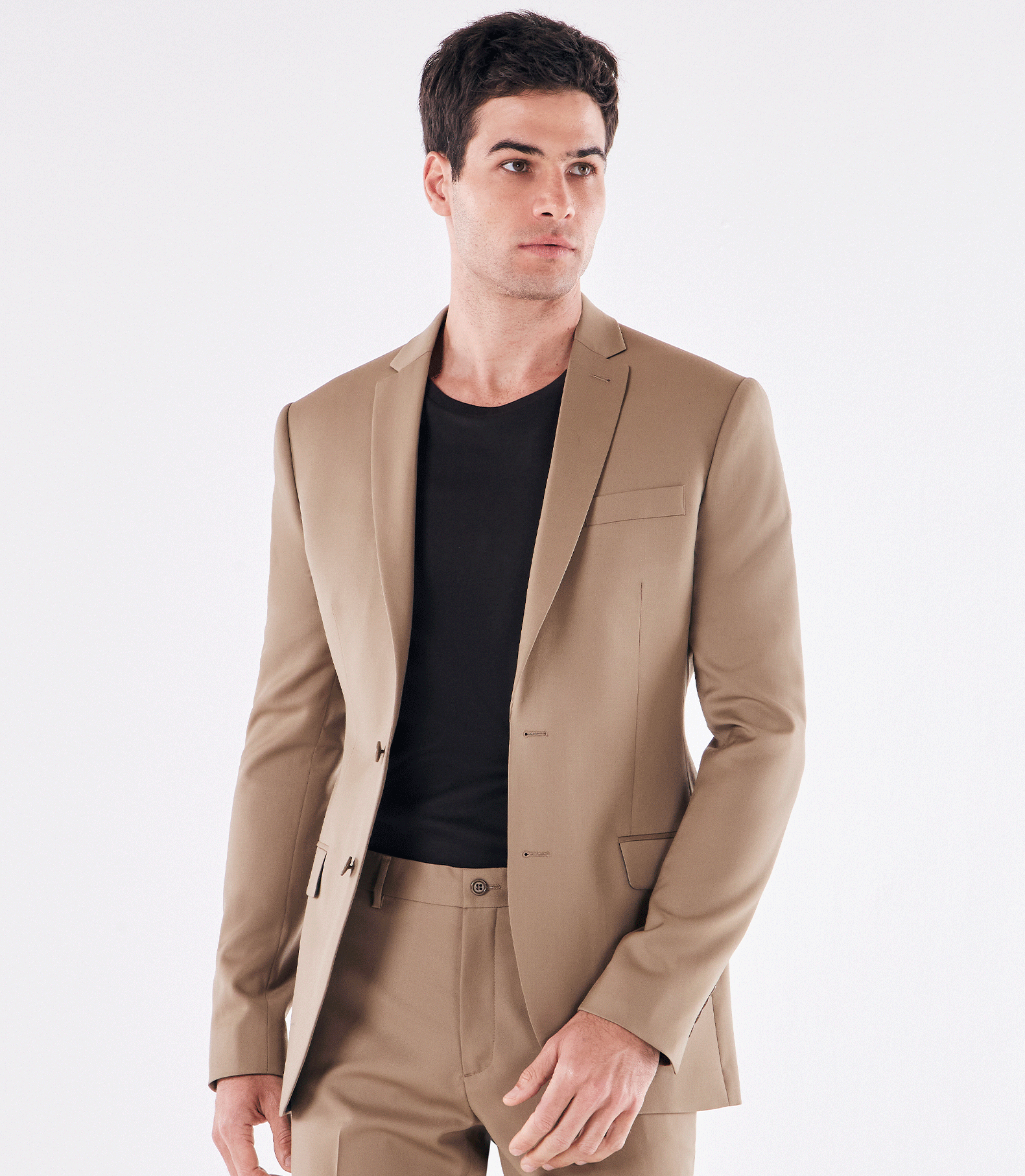 Costume Liso Alfaiataria Super 120s Marrom