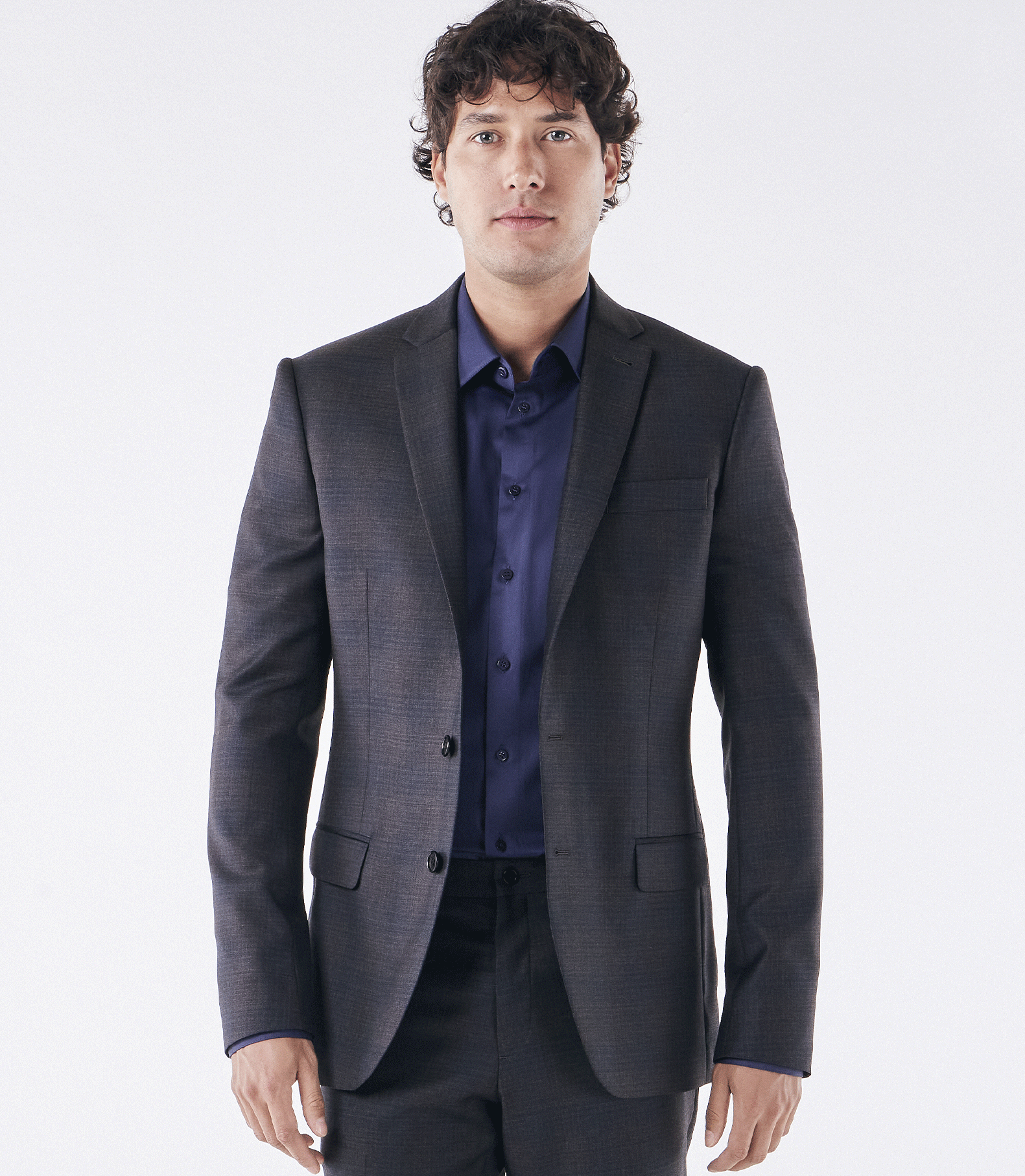 Costume Alfaiataria Xadrez Super 130s Marrom