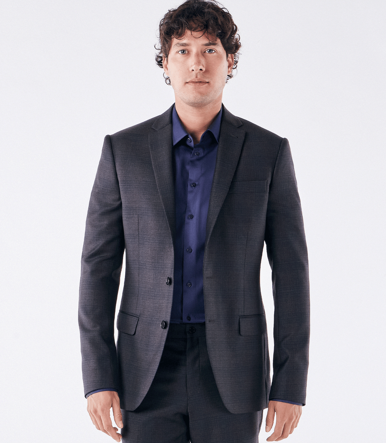 Costume Alfaiataria Xadrez Super 130s Marrom – slide 1