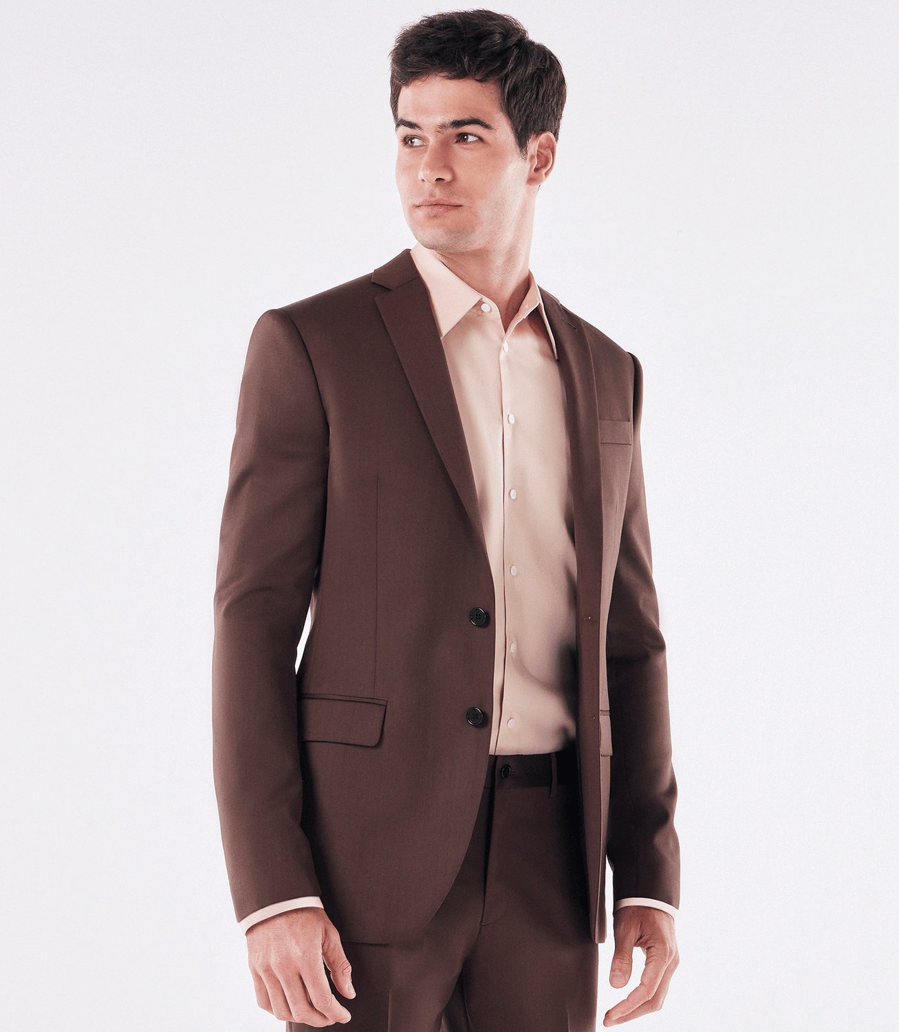 Costume Alfaiataria Super 120s Marrom – slide 1