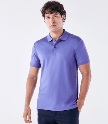 Polo Pima Clássica Roxo thumbnail 1
