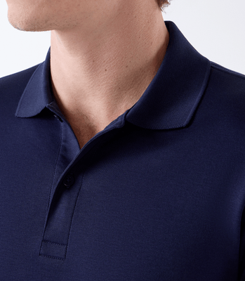 Polo Pima Clássica Azul thumbnail 4