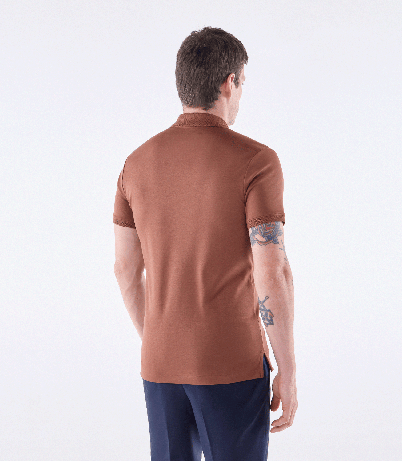 Polo Pima Clássica Marrom – slide 3