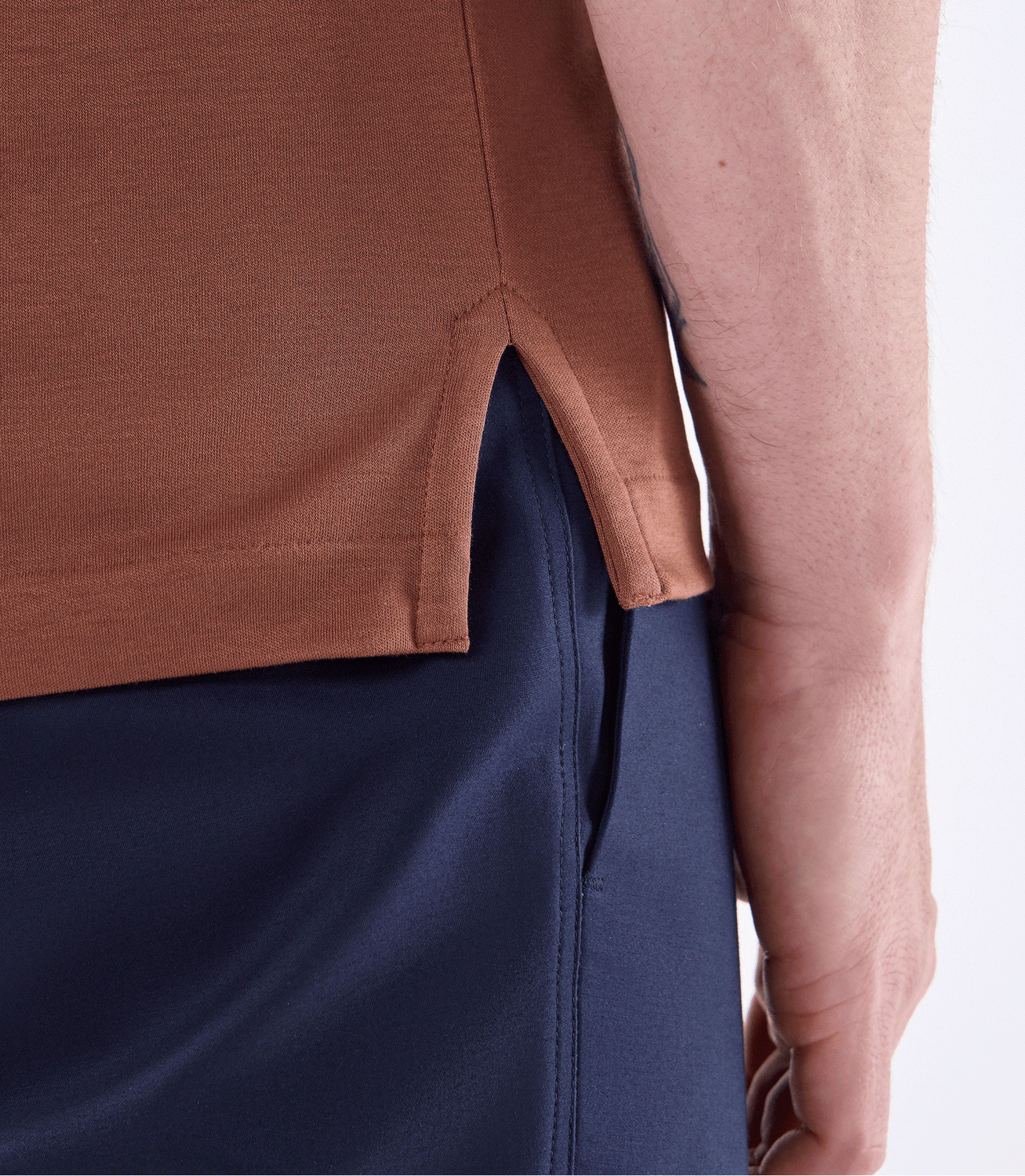 Polo Pima Clássica Marrom – slide 5