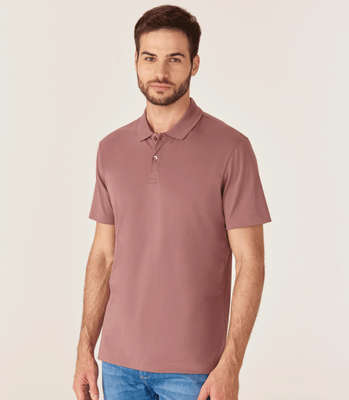 Polo Interloque Fio 140 Rosa thumbnail 1