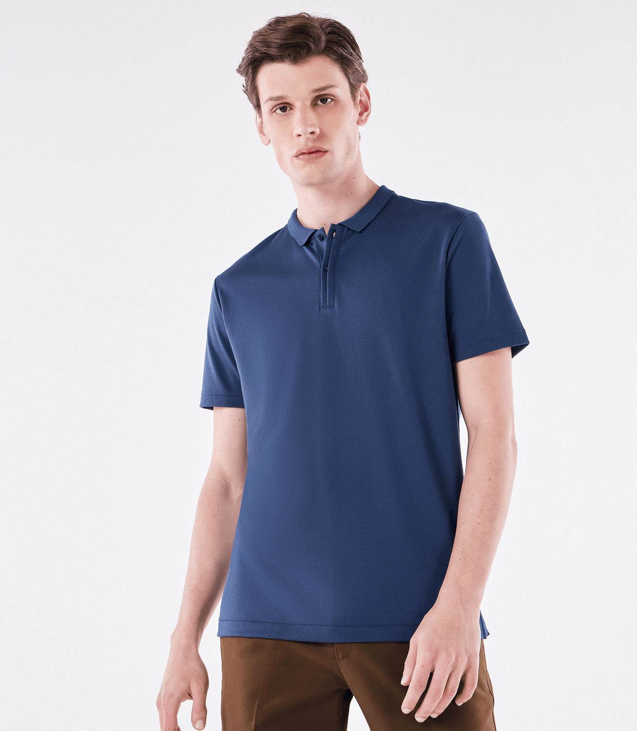 Polo Pima Meia Vista Interloque Azul – Ricardo Almeida