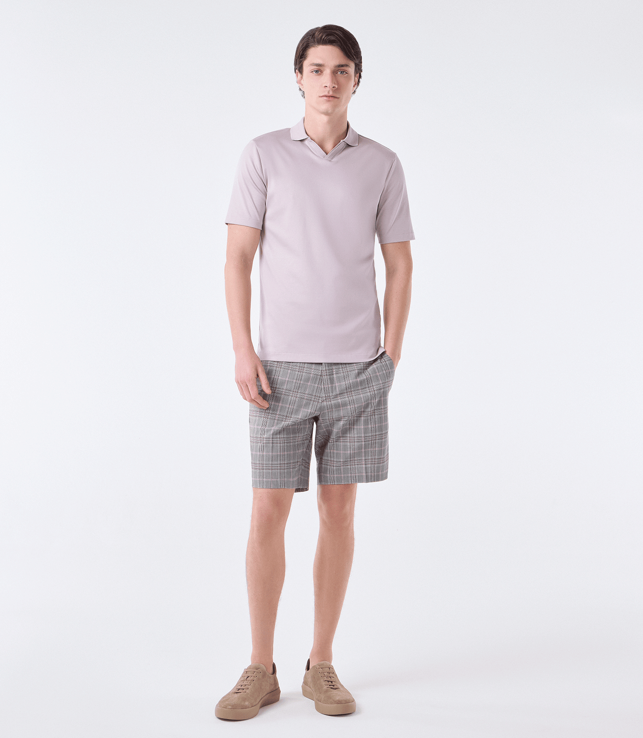 Polo Interloque Gola V Dupla Lilás – slide 2