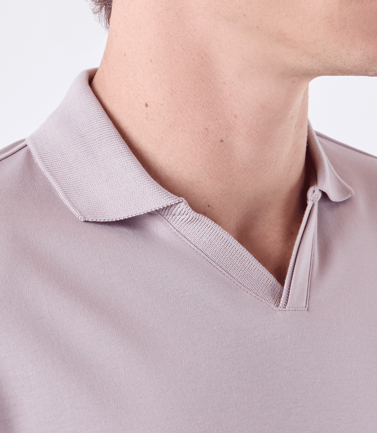 Polo Interloque Gola V Dupla Lilás – slide 4