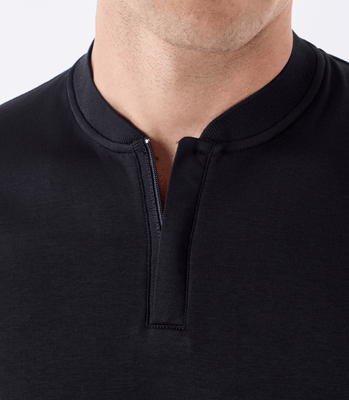 Polo Interlock Bomber com Zíper Preto thumbnail 4