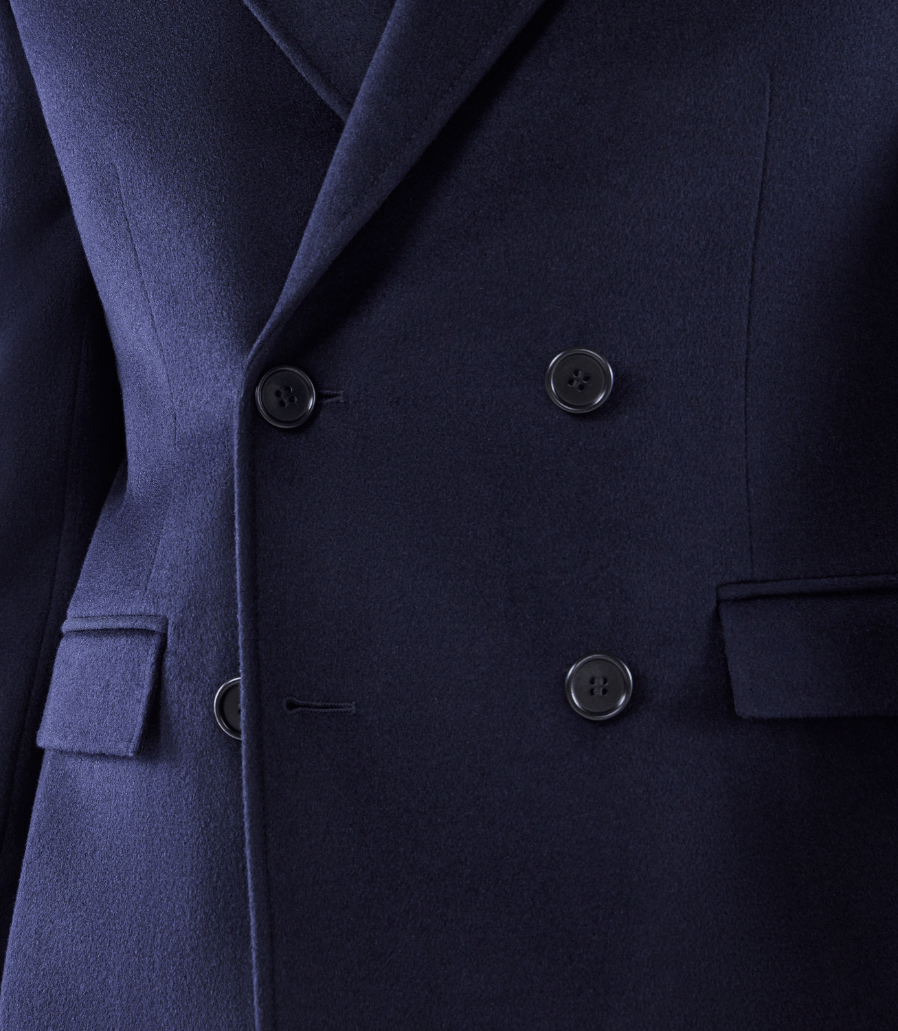 Casaco Ardow Liso Médio Azul – slide 7