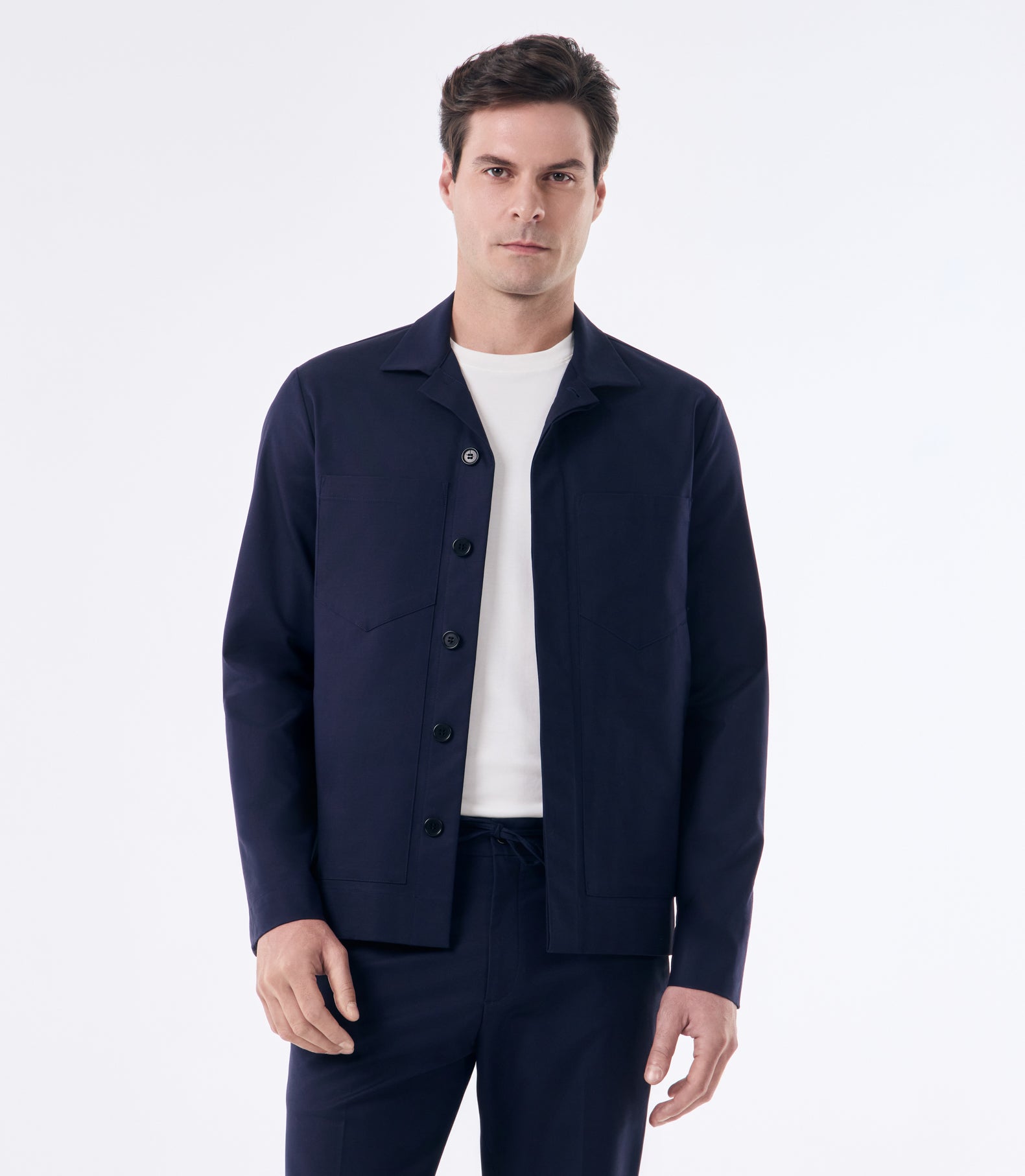 Caban Curto Azul