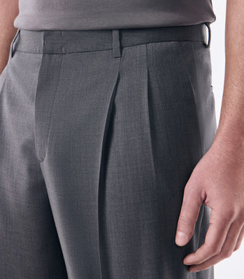 Calça Pregas Tailor Air Cinza thumbnail 4