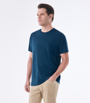 Camiseta Interloque Fio 140 Azul thumbnail 1