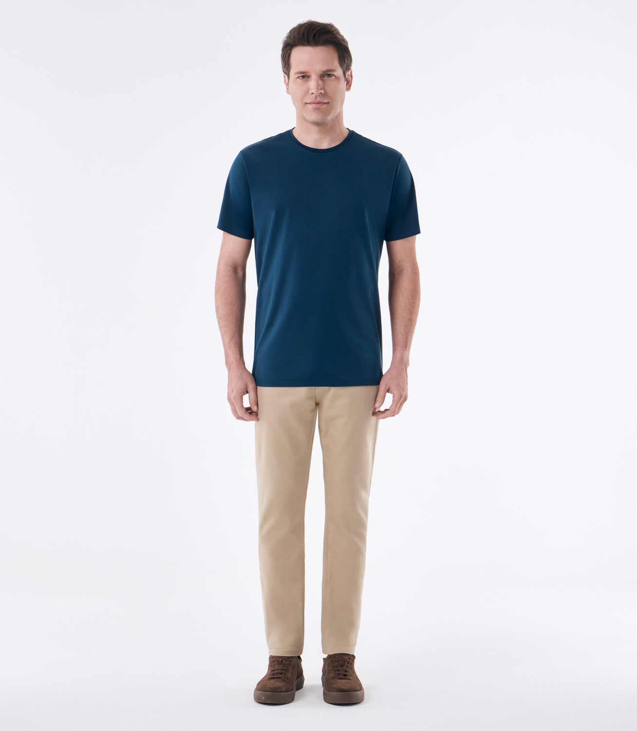 Camiseta Interloque Fio 140 Azul – slide 2